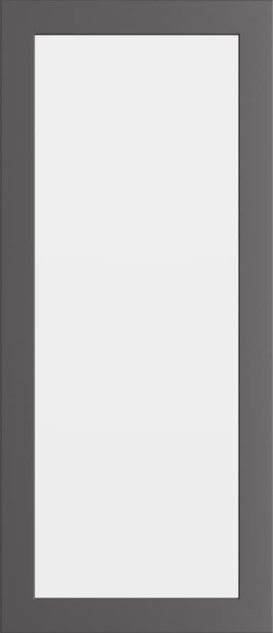 Epoq Trend Eco lasinen kaapinovi keittiöön 40x92 cm (grafiitti)
