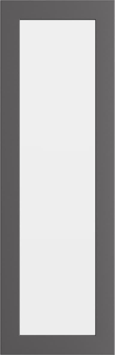 Epoq Trend Eco lasinen kaapinovi keittiöön 30x92 cm (grafiitti)