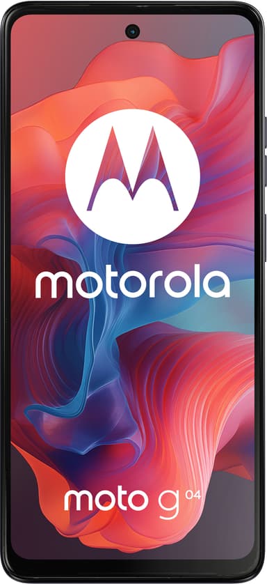 Motorola G04 älypuhelin 4/64 GB (musta)