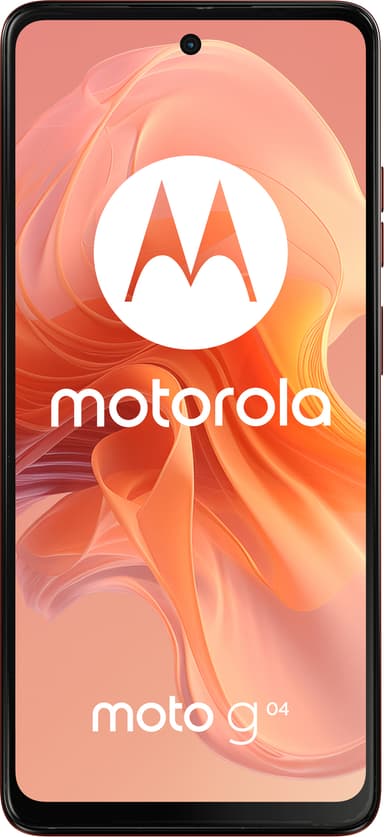 Motorola G04 älypuhelin 4/64 GB (oranssi)