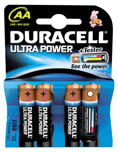Duracell AA Alkaline Ultra Power paristot