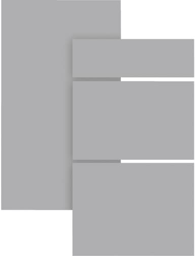 Epoq Trend Eco kaapinovi keittiöön 50x22 (vaaleanharmaa)