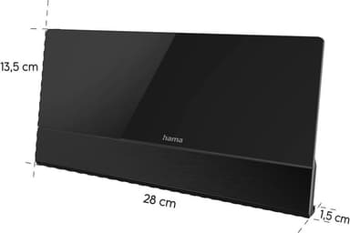 Hama 55 DVB-T/DVB-T2 Flat Active antenni sisätiloihin