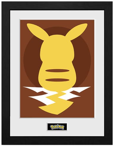 GB eye Pokemon Pikachu Silhouette kehystetty tuloste