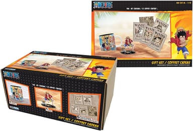 ABYstyle One Piece Luffy muki/akryylifiguuri/postikortit pakkaus