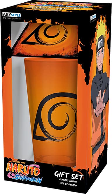 ABYstyle Naruto Shippuden kuppi + lasinalus 400 ml