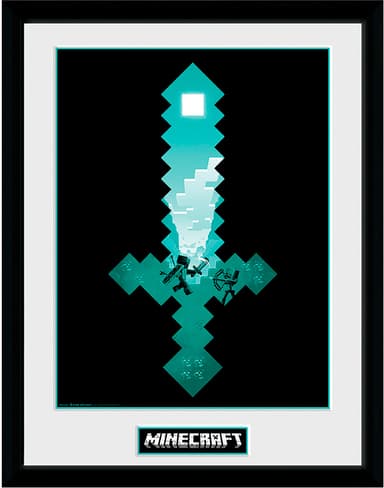 GB eye Minecraft kehystetty tuloste