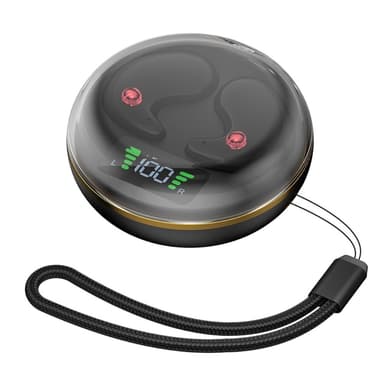 Unikuulokkeet Bluetooth-kuulokkeet Korvassa nukkumiseen - Musta