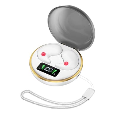 Unikuulokkeet Bluetooth-kuulokkeet Korvassa nukkumiseen - Valkoinen