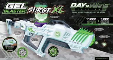 Gel Blaster Surge XL Day N Nite geelipallopyssy