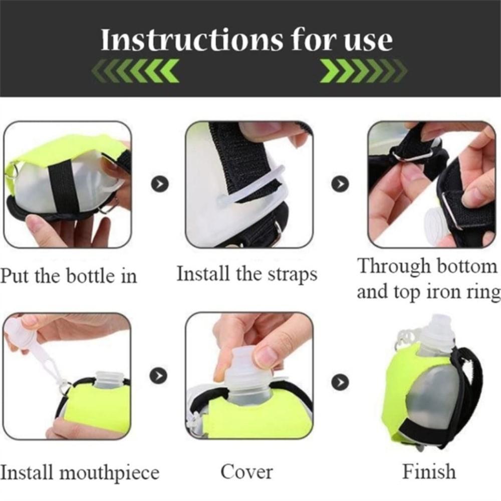 Rannekeitin Hands-Free Mini Urheiluvesipullo juoksukuntosalille