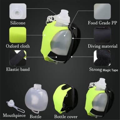 Rannekeitin Hands-Free Mini Urheiluvesipullo juoksukuntosalille