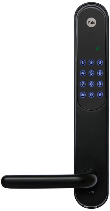 Yale Doorman V2N digitaalinen lukko (musta/musta)