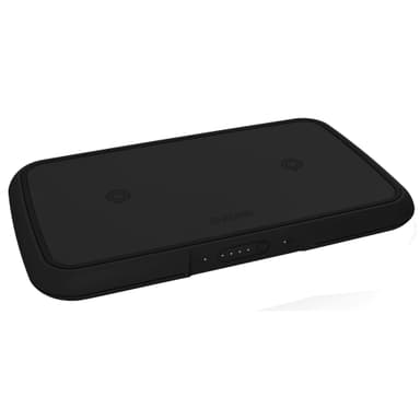 Zens Qi 9000mAh USB varavirtalähde kahdelle puhelimelle (musta)