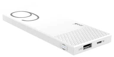 Gear 6000mAh USB varavirtalähde (valkoinen)