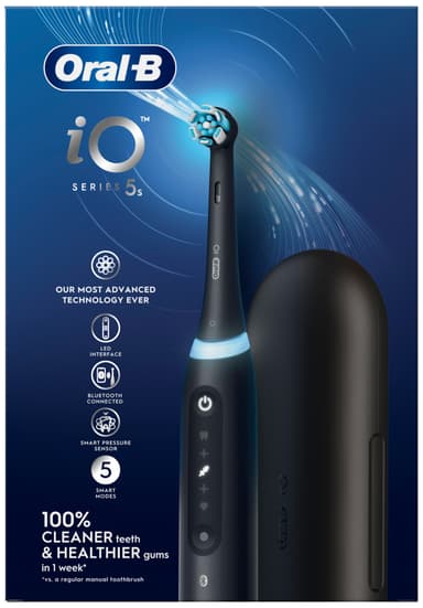 Oral-B iO 5s sähköhammasharja 414964 (mattamusta)