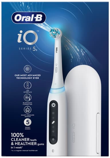 Oral-B iO 5s sähköhammasharja 414926 (valkoinen)