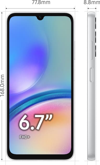 Samsung Galaxy A05s älypuhelin 4/64 GB (hopea)