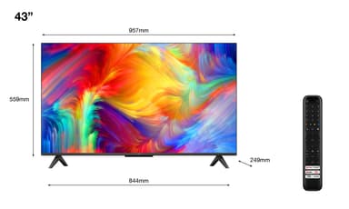 TCL 43'' P830 4K LED Google älytelevisio