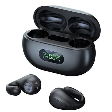 Langattomat nappikuulokkeet Bluetooth 5.3 Musta