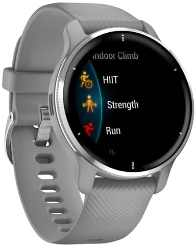 Garmin Venu 2 Plus AMOLED älykello (puuteriharmaa)