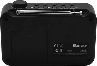 Pure Elan One2 digitaaliradio (musta)