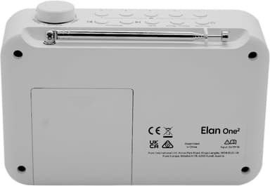 Pure Elan One2 digitaaliradio (valkoinen)