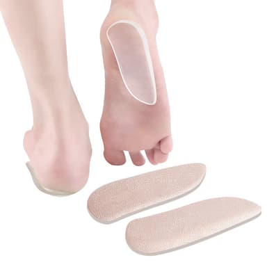 Medial & Lateral Heel Wedge silikonipohjalliset 2 paria Monivärinen