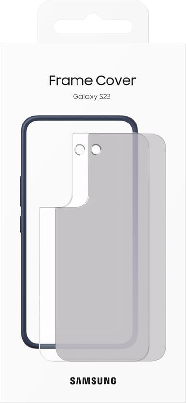 Samsung S22 kehystetty suojakuori (sininen)