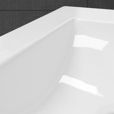 ECD Germany pesuallas 710 x 465 x 175 mm keraaminen valkoinen