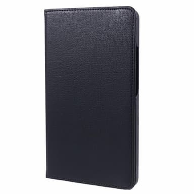 SKALO Samsung Tab A9 360 Litchi Suojakotelo - Musta
