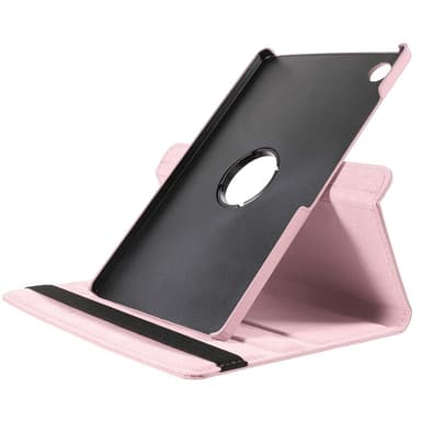 SKALO Samsung Tab A9+ 360 Litchi Suojakotelo - Pinkki