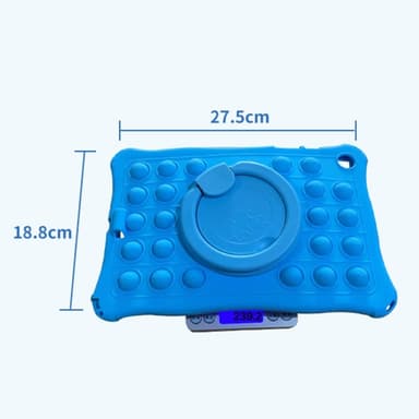 SKALO Samsung Tab A9 Shock Resistant Armor Popit Silicone Kuori  - Turkoosi
