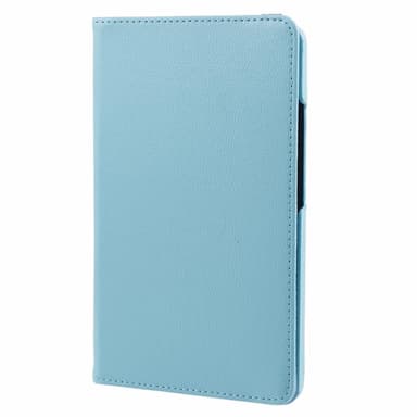 SKALO Samsung Tab A9 360 Litchi Suojakotelo - Turkoosi