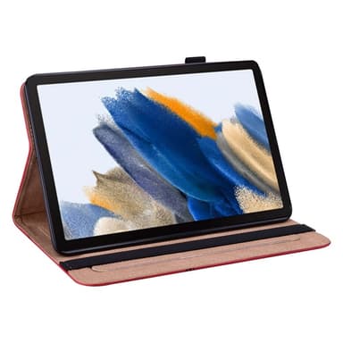 SKALO Samsung Tab A9+ PU-nahkainen Lompakkokotelo - Punainen