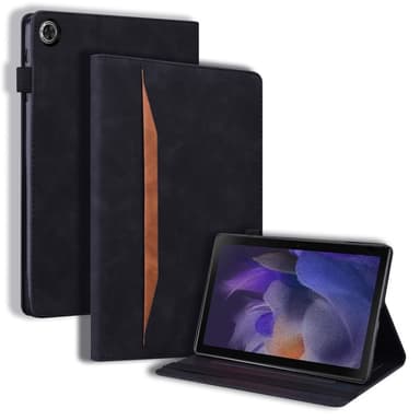 SKALO Samsung Tab A9+ PU-nahkainen Lompakkokotelo - Musta