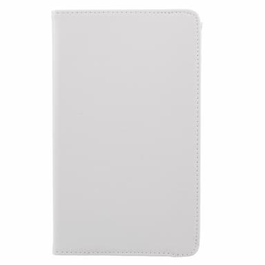 SKALO Samsung Tab A9 360 Litchi Suojakotelo - Valkoinen