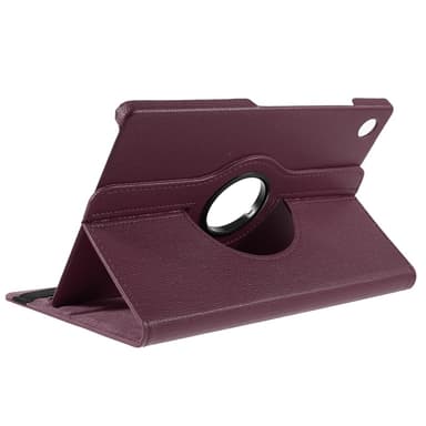 SKALO Samsung Tab A9+ 360 Litchi Suojakotelo - Violetti