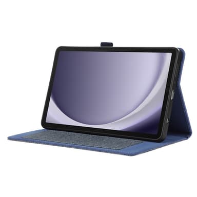 SKALO Samsung Tab A9 Kangaskotelo - Sininen