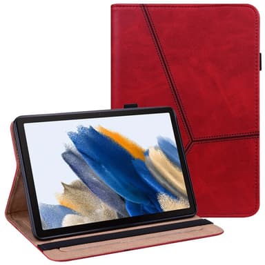 SKALO Samsung Tab A9+ PU-nahkainen Lompakkokotelo - Punainen