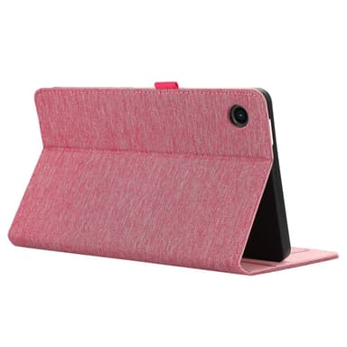 SKALO Samsung Tab A9 Kangaskotelo - Pinkki