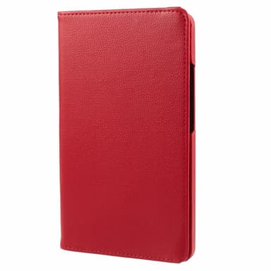 SKALO Samsung Tab A9 360 Litchi Suojakotelo - Punainen