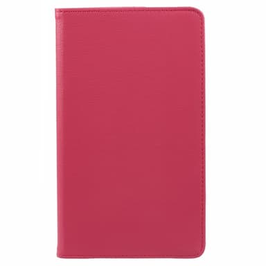 SKALO Samsung Tab A9 360 Litchi Suojakotelo - Cerise