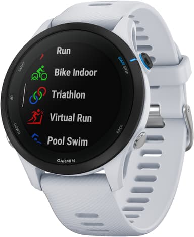 Garmin Forerunner 255 Music urheilukello (valkoinen)