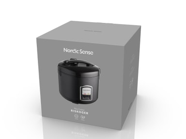 Rice cooker 1.8 liter Black Gigantti verkkokauppa