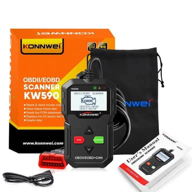 KONNWEI KW590 OBD2 Vianmäärityslukija/auton diagnostiikkatyökalu