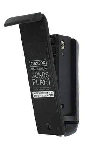 Flexson seinäteline Sonos PLAY:1single (musta)