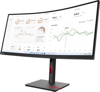 ThinkVision T34w-30 34" UWQHD USB-C buet-näyttö