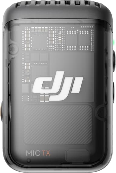 DJI Mic 2 langaton mikrofonivastaanotin (musta)