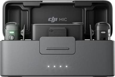 DJI Mic 2 langaton lähetin + vastaanotin + latauskotelo pakkaus (mus.)